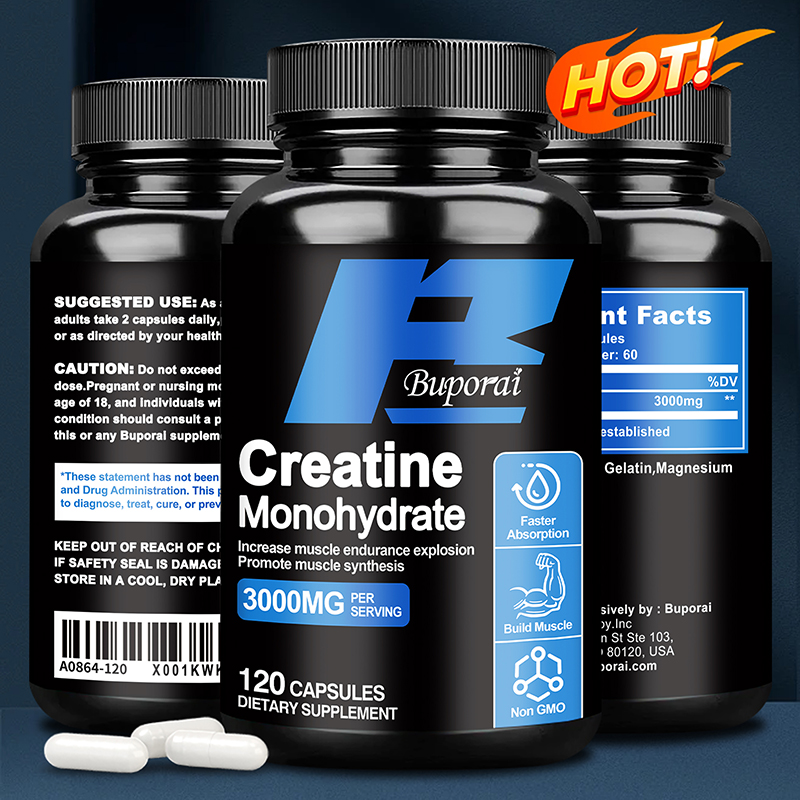 Pre Workout Supplement - Creatine Monohydrate - Improves Energy and