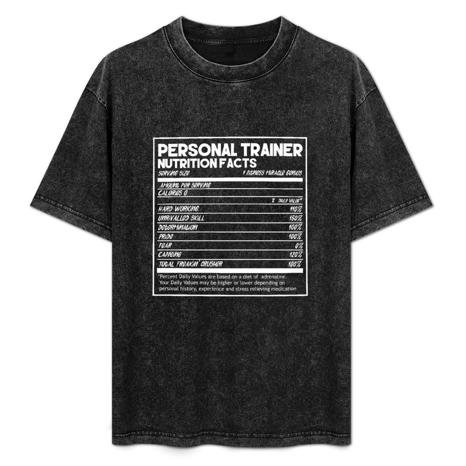 Nutrition And Exercise - Funny Personal Trainer Nutrition Facts Exercise