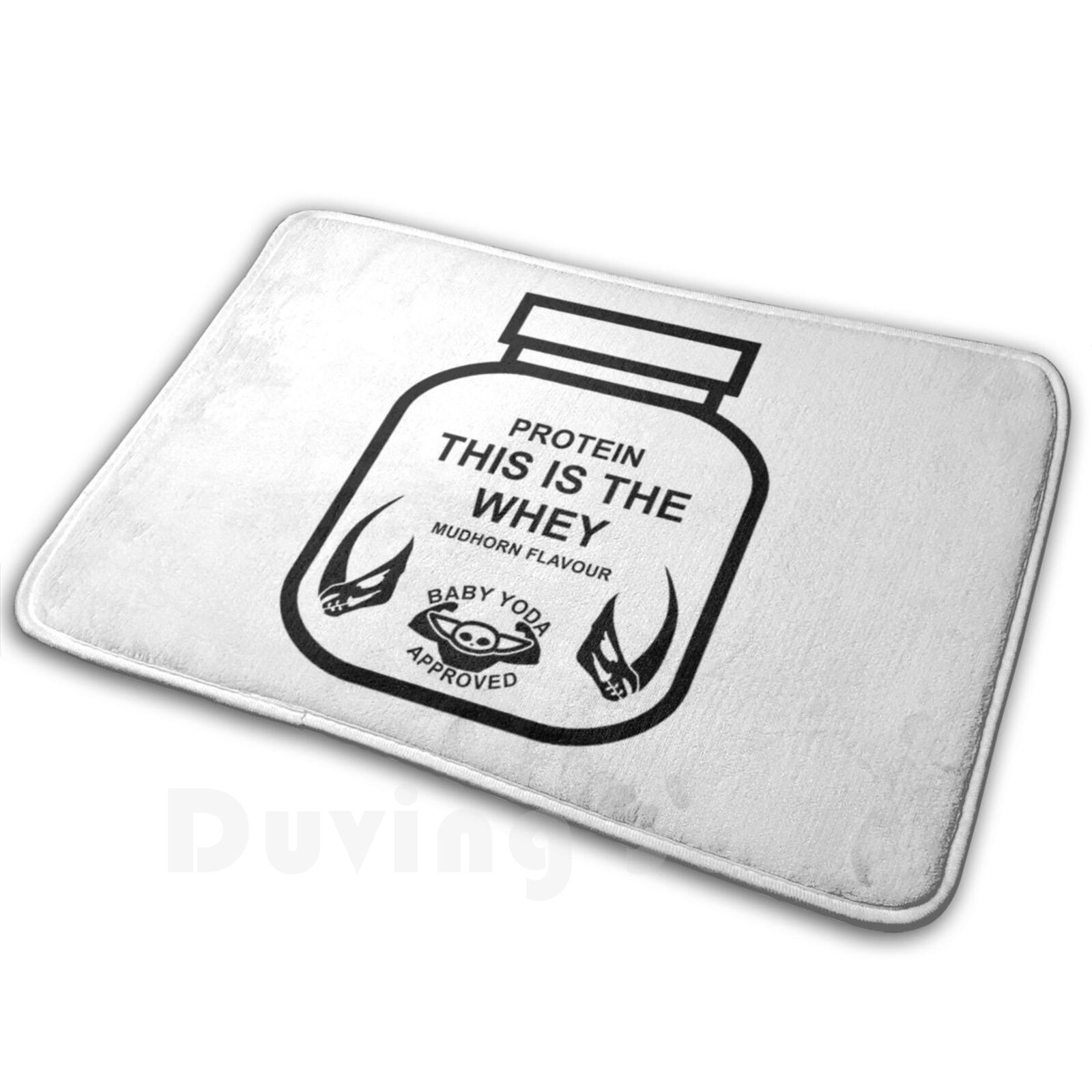 Nutrition And Exercise - Mando Whey Protein Carpet Mat Rug