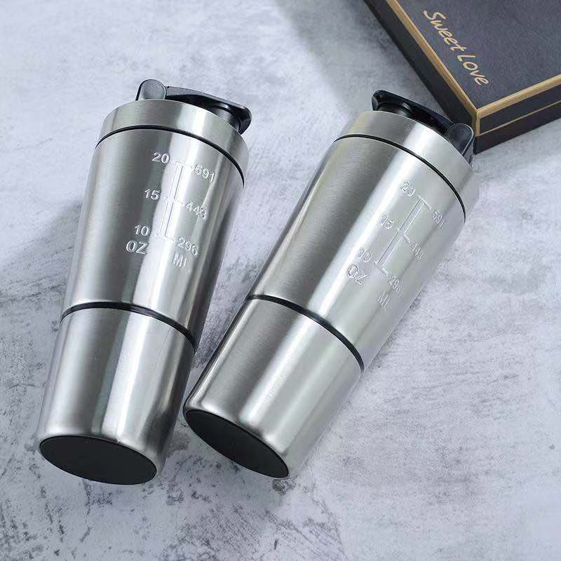 Stainless Steel Protein Shaker - Nutrition For Fitness And Sports review and price