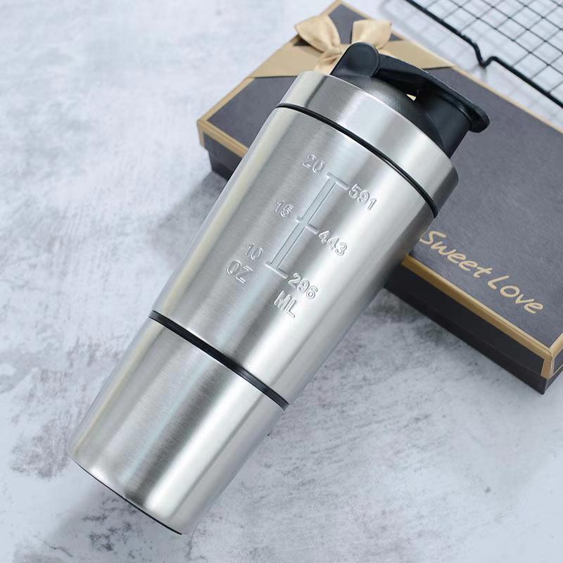 Stainless Steel Protein Shaker - Nutrition For Fitness And Sports review and price