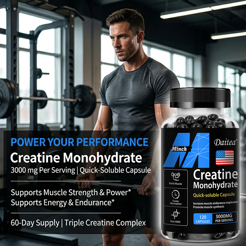 Creatine Monohydrate Capsules  - Pre Workout Supplement review and price