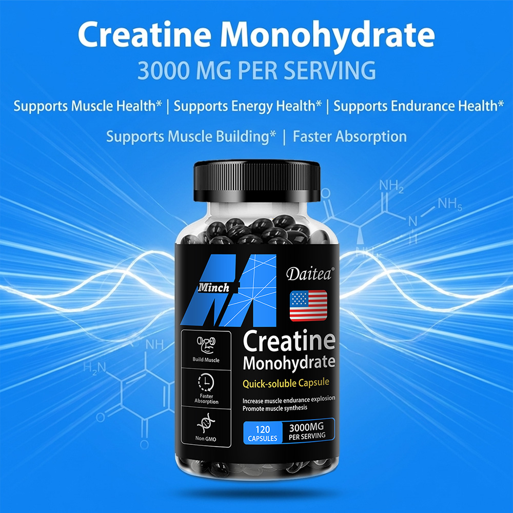 Creatine Monohydrate Capsules  - Pre Workout Supplement review and price