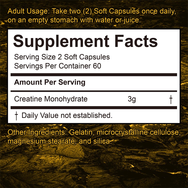 Creatine Monohydrate Capsules  - Pre Workout Supplement review and price