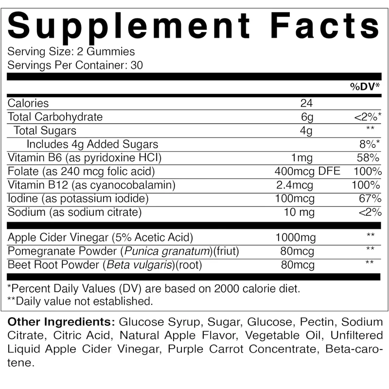 Apple Cider Vinegar Gummies -6 - Apple Cider Vinegar Pill review and price